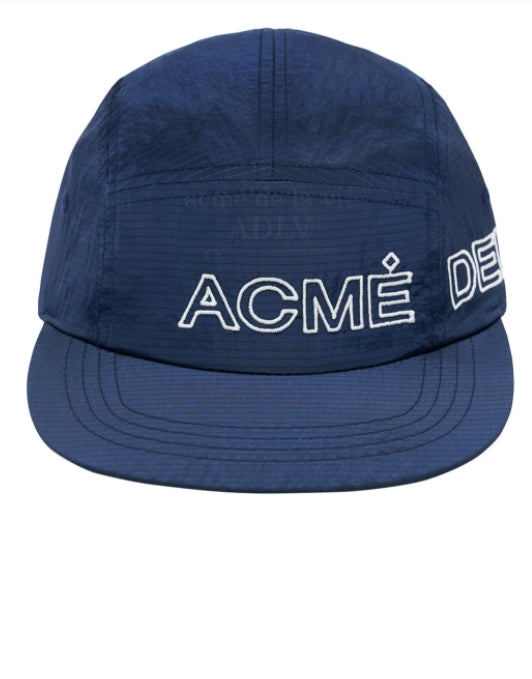 アクメドラビ(acme' de la vie) OUTLINE EMBROIDERY NYLON CAMP CAP NAVY