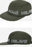 アクメドラビ(acme' de la vie) OUTLINE EMBROIDERY NYLON CAMP CAP KHAKI