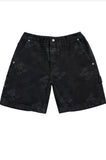 アクメドラビ(acme' de la vie) ADLV LOGO PATTERN DENIM SHORT PANTS BLACK