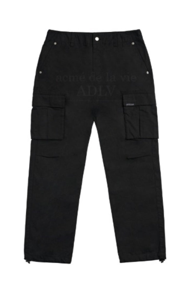 アクメドラビ(acme' de la vie)  CARGO STRING PANTS BLACK