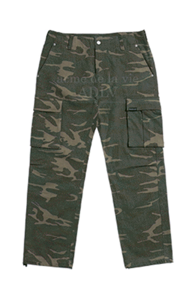 アクメドラビ(acme' de la vie)  CARGO STRING PANTS CAMOUFLAGE