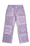 アクメドラビ(acme' de la vie)  PAISLEY COTTON PANTS PURPLE