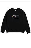 アクメドラビ(acme' de la vie)  PROTRACTOR LOGO SWEATSHIRT BLACK