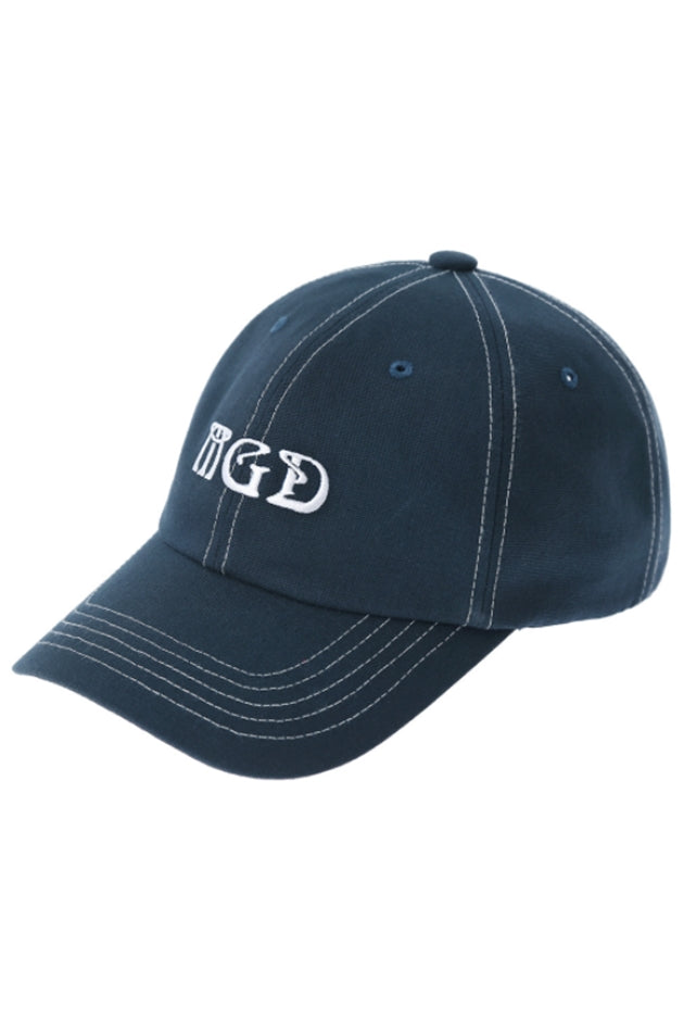 mahagrid (マハグリッド)  ACID LOGO BALL CAP [NAVY]