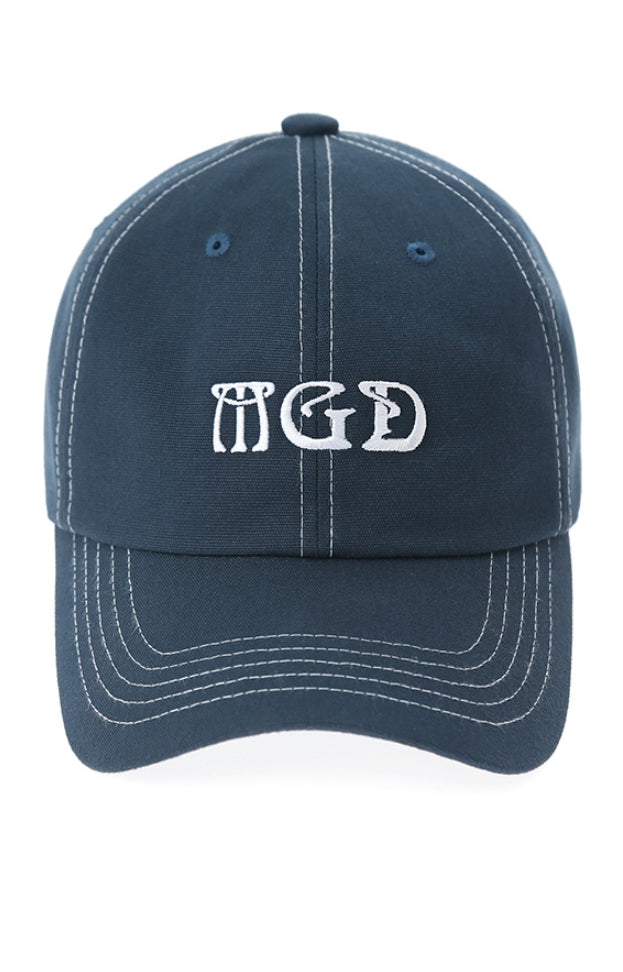 mahagrid (マハグリッド)  ACID LOGO BALL CAP [NAVY]