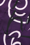 mahagrid (マハグリッド)  TRIBAL OPEN COLLAR SHIRT [PURPLE]