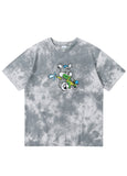 mahagrid (マハグリッド)  DYED WATER RABBIT TEE [GREY]