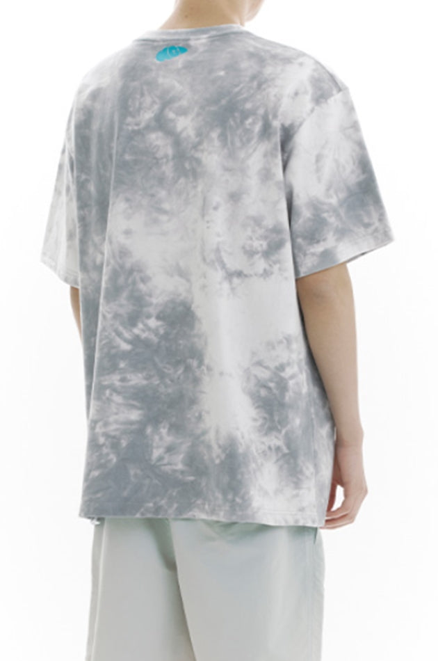【mahagrid】21SS★ DYED WATER RABBIT TEE mahagrid (マハグリッド) DYED WATER RABBIT TEE [GREY
