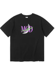 mahagrid (マハグリッド)  CRESCENT TEE [BLACK]