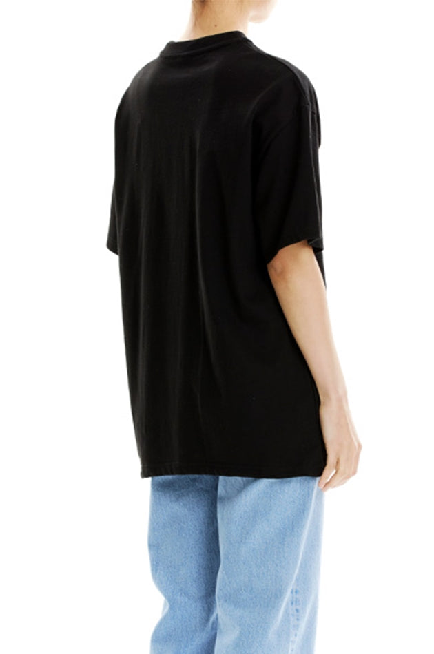 mahagrid (マハグリッド)  CRESCENT TEE [BLACK]