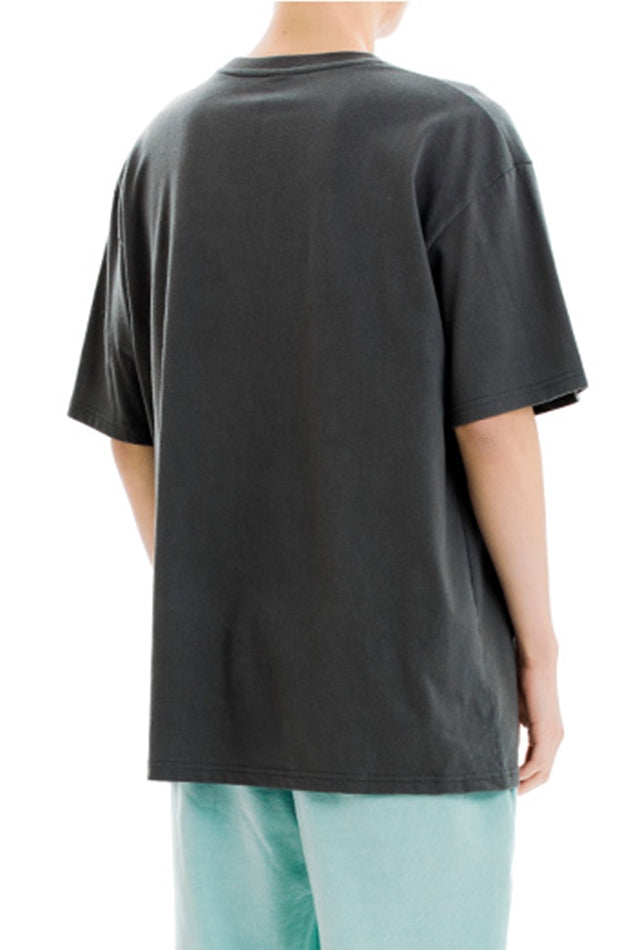 mahagrid (マハグリッド)  CRESCENT TEE [CHARCOAL]