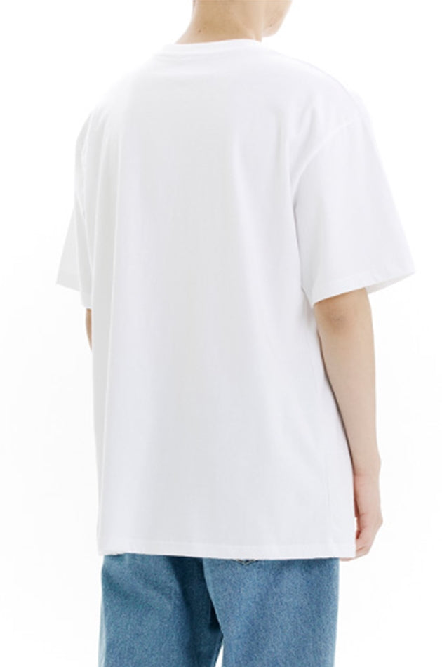 mahagrid (マハグリッド)  CRESCENT TEE [WHITE]