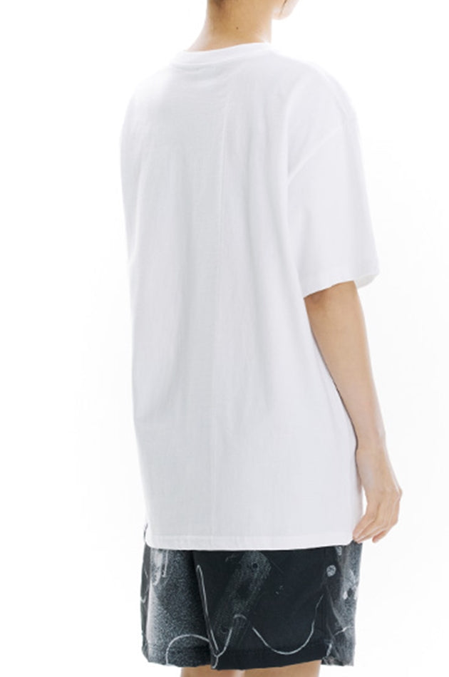 mahagrid (マハグリッド) BLING LOGO TEE [WHITE]