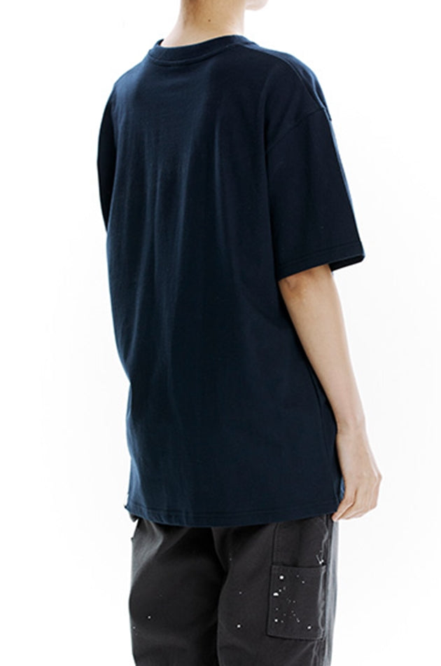 mahagrid (マハグリッド) MGD SKOOL LOGO TEE [NAVY]