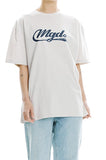 mahagrid (マハグリッド)  MGD SKOOL LOGO TEE [OATMEAL]