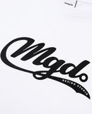 mahagrid (マハグリッド)  MGD SKOOL LOGO TEE [WHITE]