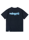 mahagrid (マハグリッド) SANSKRIT LOGO TEE [NAVY]