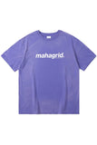 mahagrid (マハグリッド)  BASIC LOGO BLEACH TEE [PURPLE]