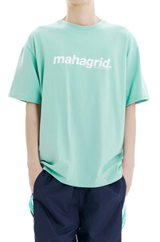 mahagrid (マハグリッド)   BASIC LOGO TEE [GREEN]