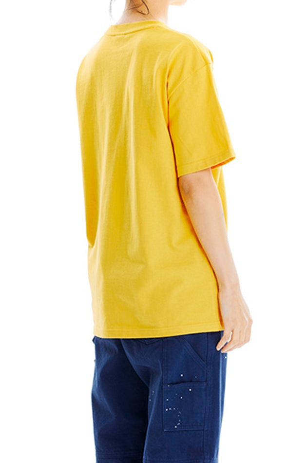 mahagrid (マハグリッド)  BASIC LOGO TEE [YELLOW]
