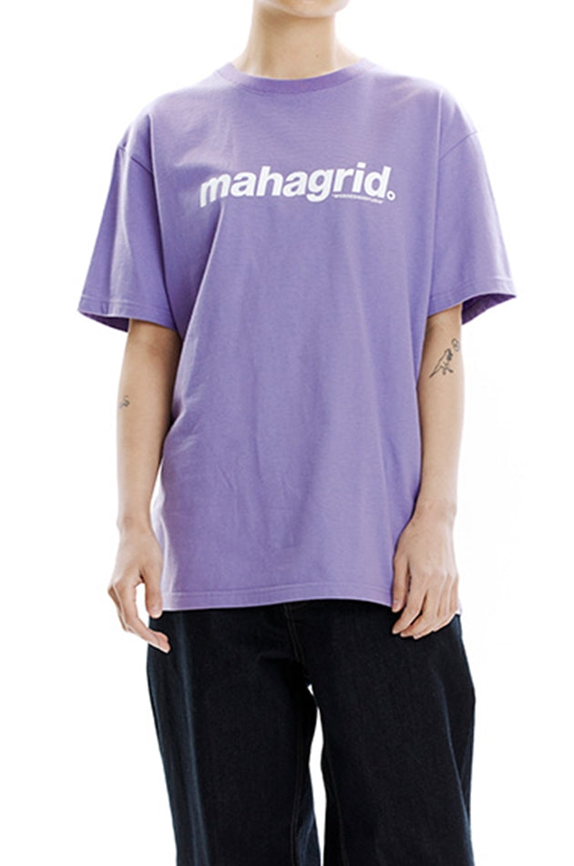 mahagrid (マハグリッド)  BASIC LOGO TEE [PURPLE]