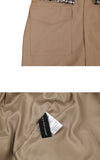 A-WENDE(オウェンド) Plaid Crop Trench coat / brown