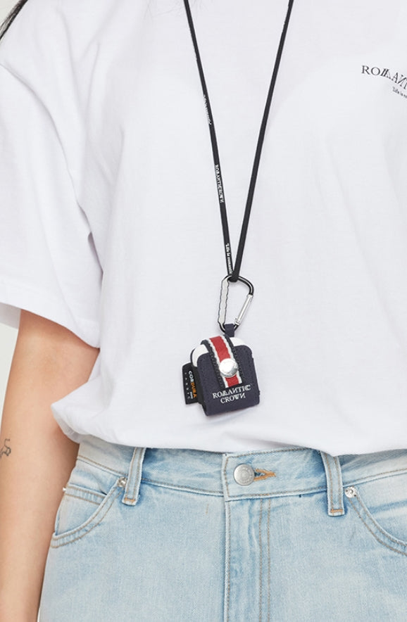 ロマンティッククラウン(ROMANTIC CROWN) CEREMONY TAPE AirPods CASE_NAVY