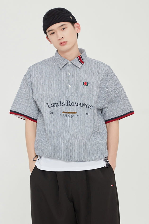 ロマンティッククラウン(ROMANTIC CROWN) SEERSUCKER SUMMER ANORAK_NAVY