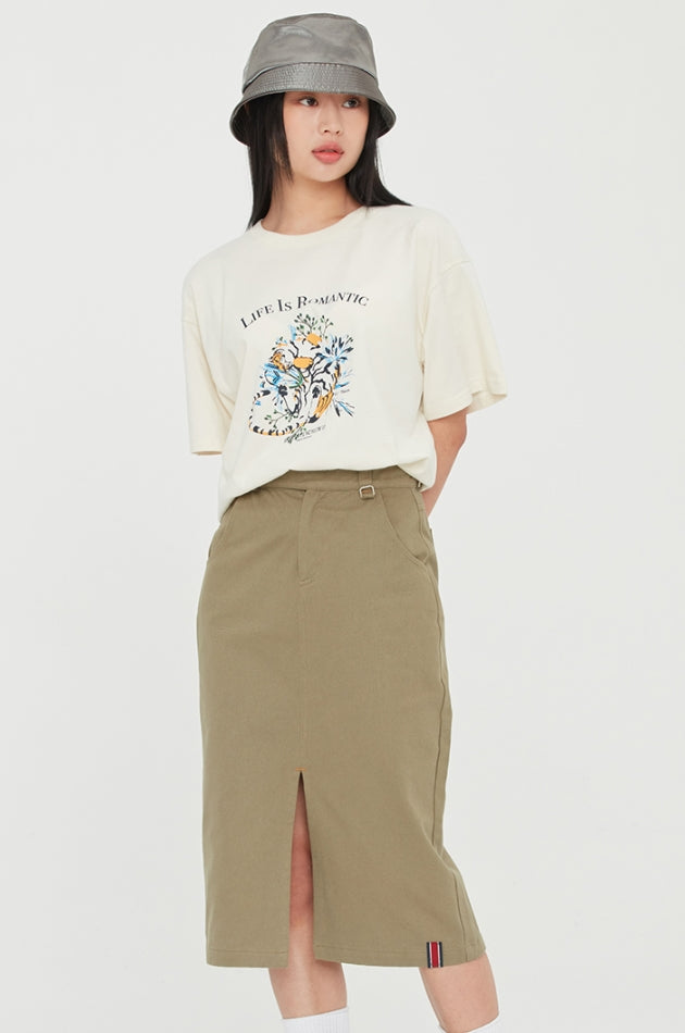 ロマンティッククラウン(ROMANTIC CROWN) AMUR TIGER TEE_OATMEAL