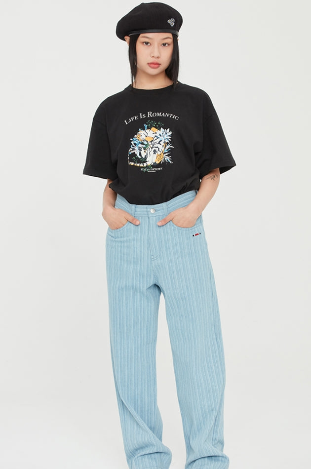 ロマンティッククラウン(ROMANTIC CROWN) AMUR TIGER TEE_BLACK