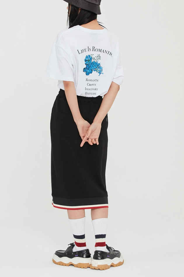 ロマンティッククラウン(ROMANTIC CROWN) WILD FLOWER TEE_WHITE