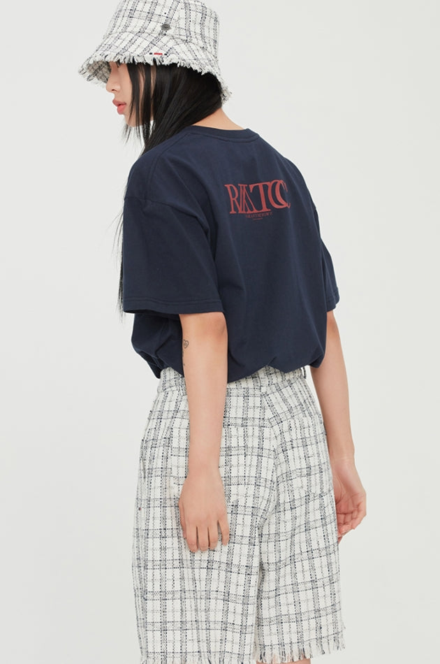 ロマンティッククラウン(ROMANTIC CROWN) STRAWBERRY BINGO TEE_NAVY