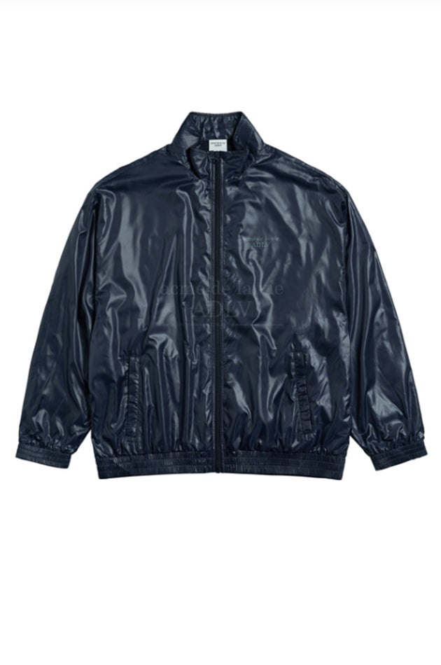 アクメドラビ(acme' de la vie) GLOSSY WOVEN SET-UP JACKET NAVY