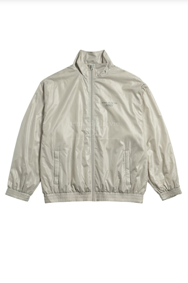 アクメドラビ(acme' de la vie) GLOSSY WOVEN SET-UP JACKET BEIGE