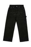 アクメドラビ(acme' de la vie) STRAP TWILL COTTON PANTS BLACK