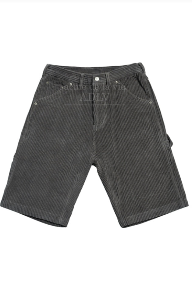 アクメドラビ(acme' de la vie) CORDUROY SHORT PANTS GREY