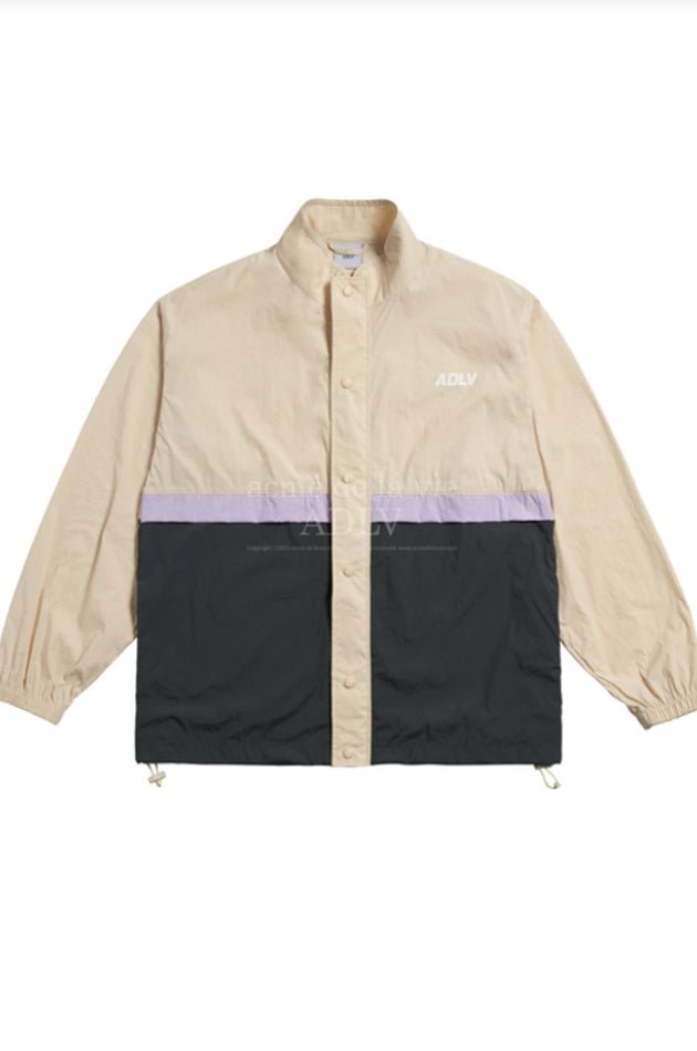 アクメドラビ(acme' de la vie) ADLV LOGO WINDBREAKER JACKET IVORY