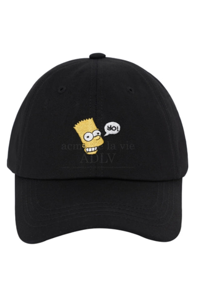 アクメドラビ(acme' de la vie) BART BALLCAP BLACK