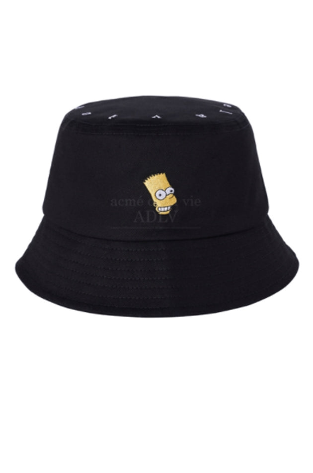 アクメドラビ(acme' de la vie)  BART BUCKET HAT BLACK