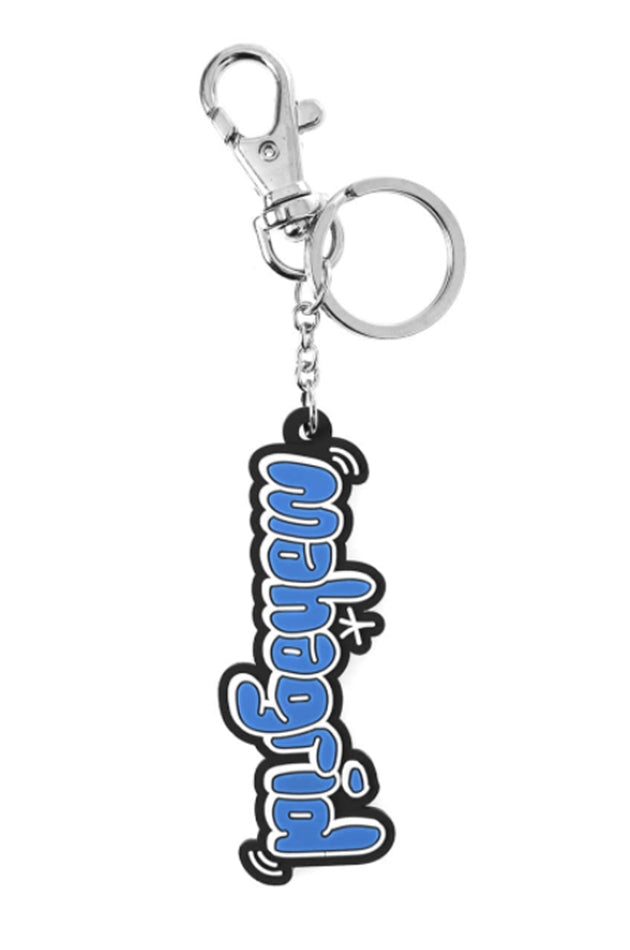 mahagrid (マハグリッド)   HANDSTYLE LOGO RUBBER KEYRING [BLACK]