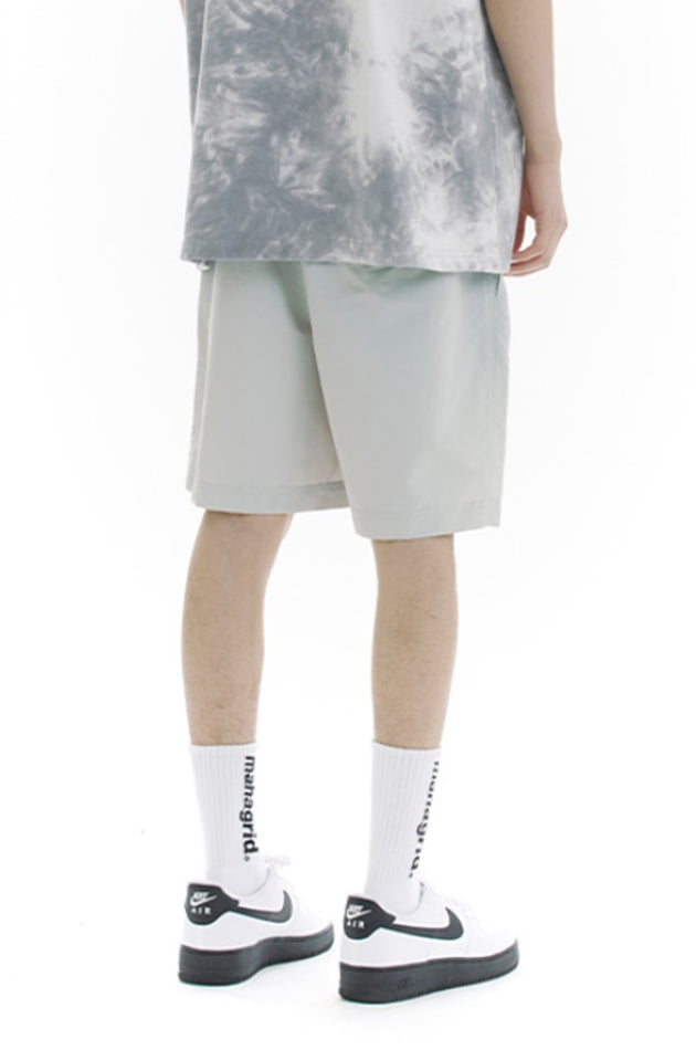 mahagrid (マハグリッド)  BELTED ZIP SHORT [GREY]