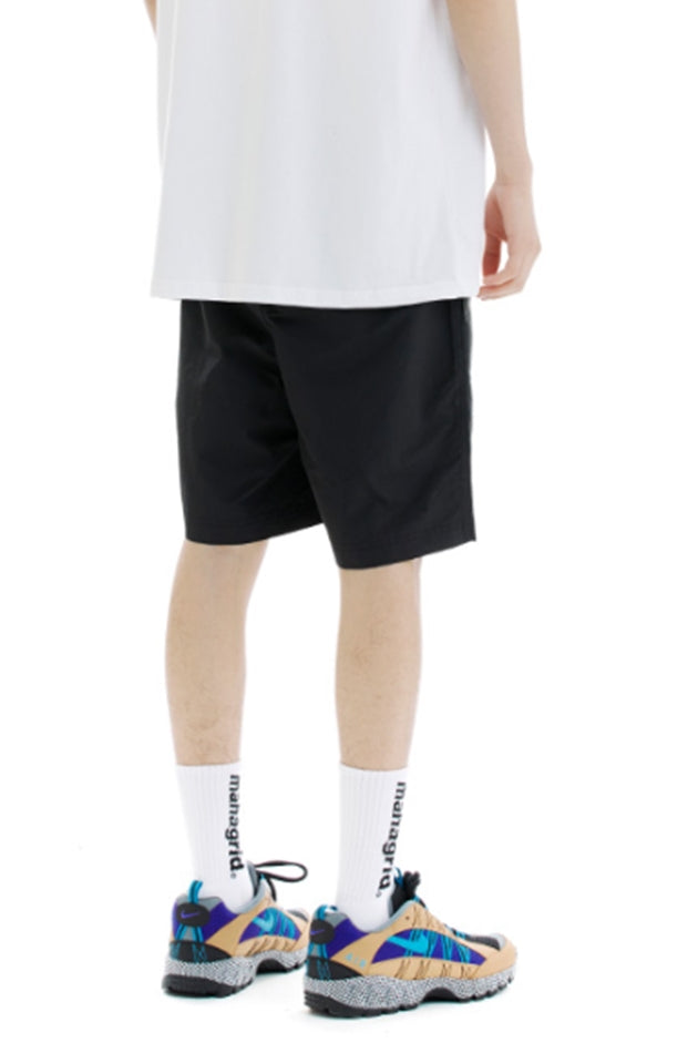 mahagrid (マハグリッド)  BELTED ZIP SHORT [BLACK]
