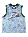 mahagrid (マハグリッド)  DYED BASKETBALL JERSEY [NAVY]