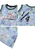 mahagrid (マハグリッド)  DYED BASKETBALL JERSEY [NAVY]