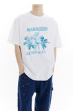 mahagrid (マハグリッド)  SEE YOU IN HELL TEE [WHITE]