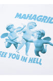 mahagrid (マハグリッド)  SEE YOU IN HELL TEE [WHITE]