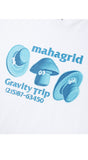 mahagrid (マハグリッド)   MUSHROOM TRIP TEE [WHITE]