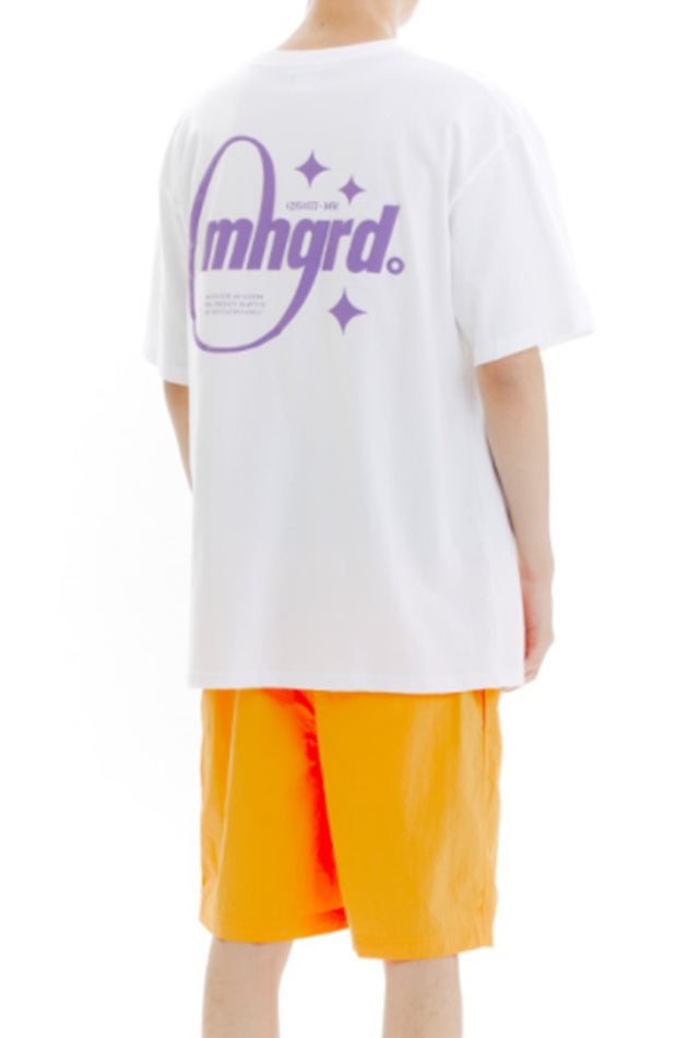 mahagrid (マハグリッド)   INVITATION LOGO TEE [WHITE]
