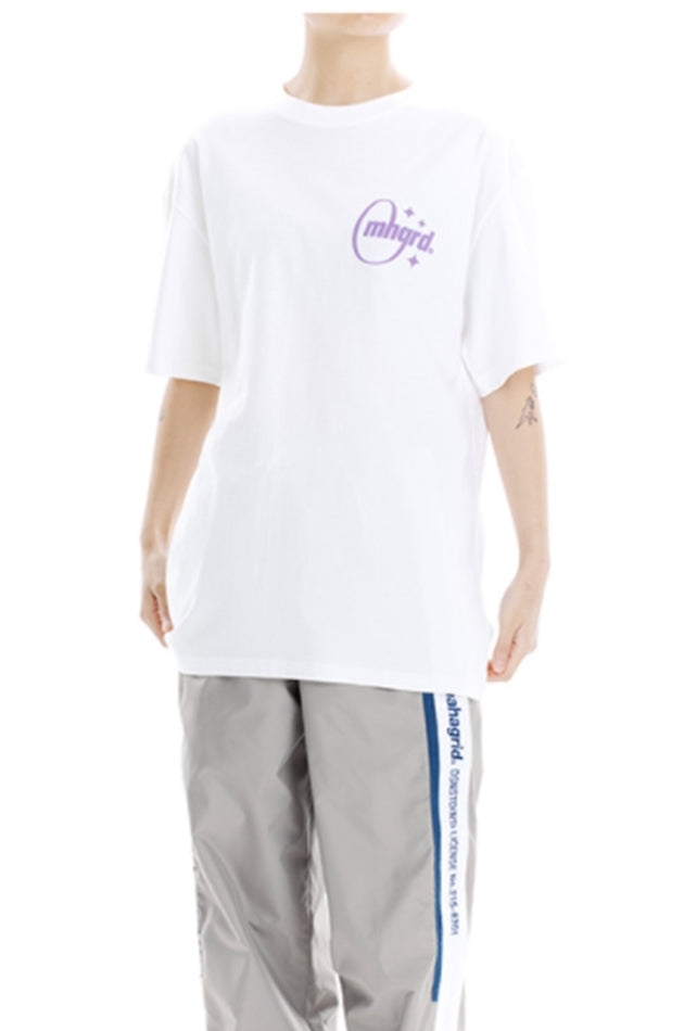 mahagrid (マハグリッド)   INVITATION LOGO TEE [WHITE]