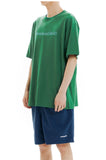 mahagrid (マハグリッド)  SERIF LOGO TEE [GREEN]